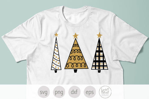 Hand Drawn Christmas Trees SVG SVG Lynda M Metcalf 