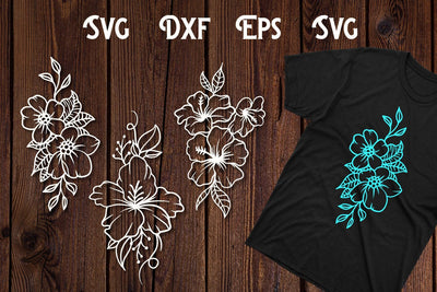 Hand drawn Flower svg, flower cut file SVG dadan_pm 