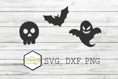 Hand Drawn Halloween SVG PNG DXF Bundle Cut File Laser Files SVG The Honey Company 