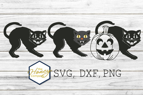 Hand Drawn Halloween SVG PNG DXF Bundle Cut File Laser Files SVG The Honey Company 