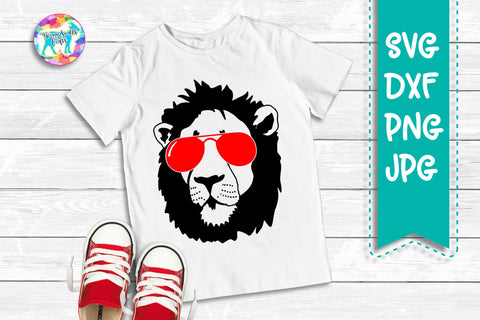 Hand Drawn Hipster Lion Cut File - SVG DXF PNG SVG Twiggy Smalls Crafts 