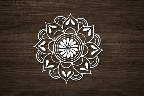 Hand Drawn Mandala Design SVG zoellartz 