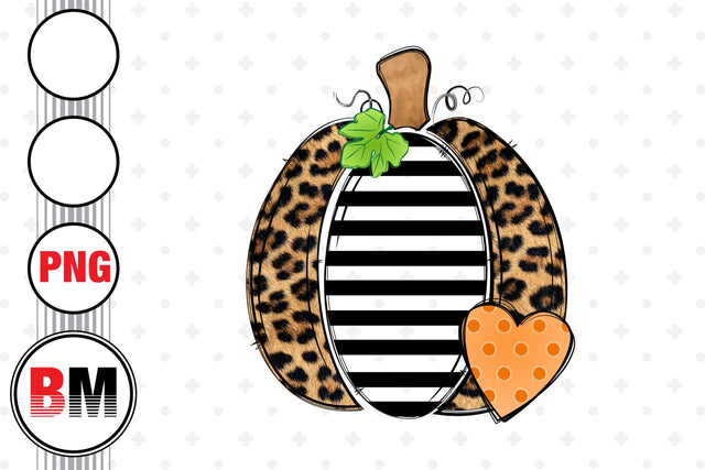 Hand Drawn Pumpkin PNG Files Sublimation BMDesign 