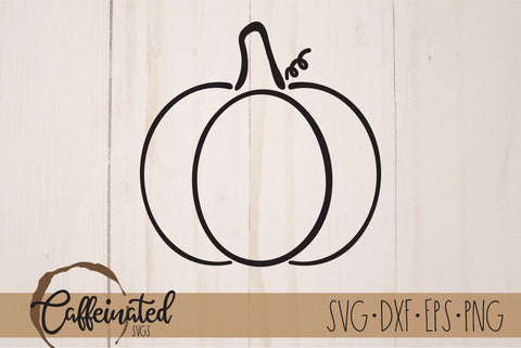 Hand Drawn Pumpkin, Rustic Pumpkin SVG SVG Caffeinated SVGs 