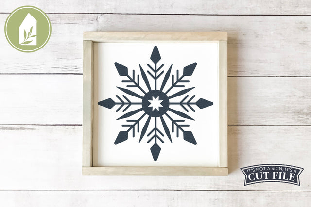 Hand Drawn Snowflake SVG | Christmas SVG SVG LilleJuniper 