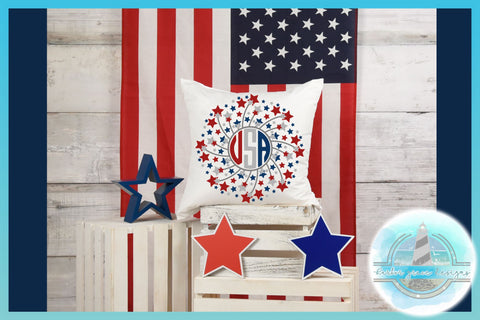 Hand Drawn Stars Fireworks USA Mandala SVG Mini Bundle SVG Harbor Grace Designs 