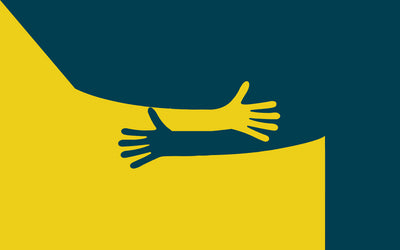 Hand Drew Doodle Hand with Hug Gesture SVG naemmiah021 