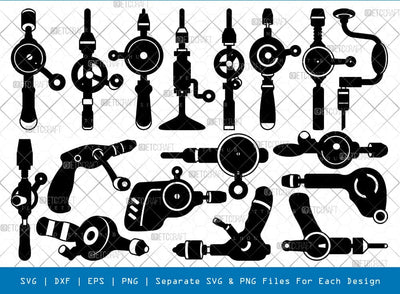 Hand Drill Silhouette, Cordless Drill SVG, Electric Hand Drill Svg, Rechargeable Drill Svg, Hand Drill Bundle, SB00853 SVG ETC Craft 