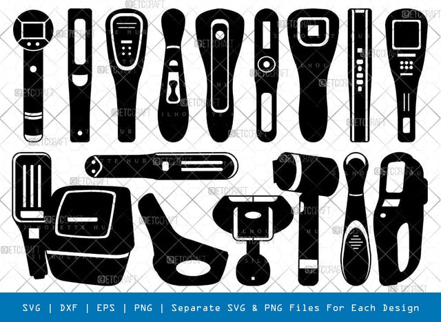Hand Held Phototherapy Machine Silhouette, Home Phototherapy SVG, Phototherapy Machine Svg, Light Therapy Bundle, SB00824 SVG ETC Craft 
