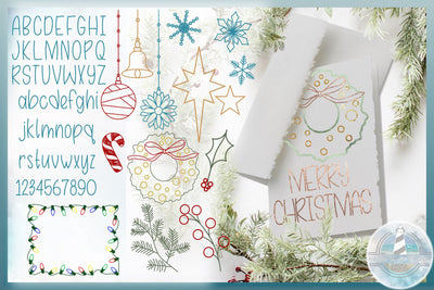 Hand Lettered Alphabet - Foil Quill Single Line SVG SVG Harbor Grace Designs 