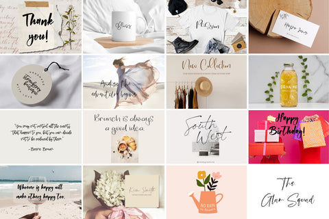 Hand-Lettered Bundle 100+ Fonts Included Font Cotton White Studio 