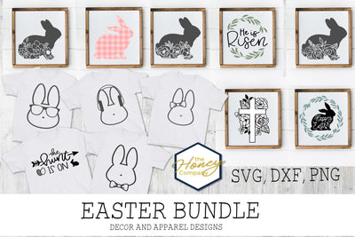 Hand Lettered Easter Bundle SVG DXF PNG Cutting Machine File SVG The Honey Company 