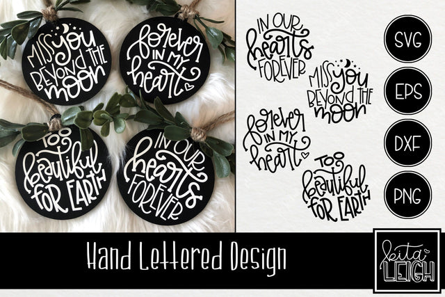 Hand Lettered Memory Rounds SVG Kitaleigh