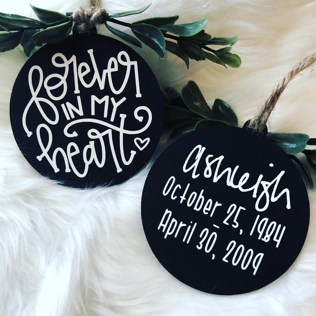 Hand Lettered Memory Rounds - So Fontsy