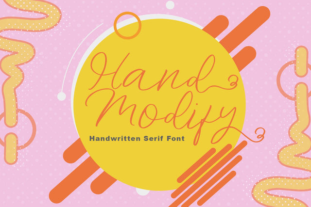Hand Modify Font Wildan Type 