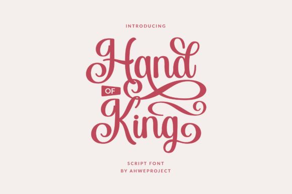 Hand of King Font ahweproject 