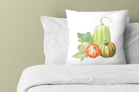 Hand Painted Watercolor Pumpkins Clipart Sublimation Yuliya 