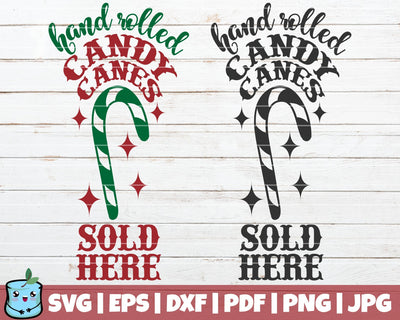 Hand Rolled Candy Canes Sold Here SVG MintyMarshmallows 