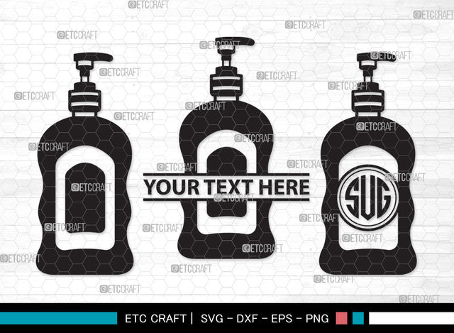 Hand Sanitizer Monogram SVG | Sanitizer Svg | Sanitizer Bottle Svg | Spray bottle Cleaner Svg | Spray Bottle Svg | Disinfectant Spray Svg | Hand Sanitizer Monogram SVG ETC Craft 