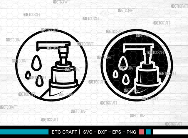 Hand Sanitizer SVG, Hand Sanitizer SVG, Sanitizer Bottle Svg, Spray Bottle Svg, Disinfectant Spray Svg, Hand Sanitizer SVG ETC Craft 