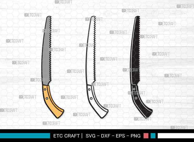 Hand Saw Clipart SVG | Meat Hand Saws Svg | Lumberjack Saw Svg | Handsaw Shape Svg | Handsaw Tool Svg | Carpenters Tools Svg | Hand Saw Clipart SVG ETC Craft 
