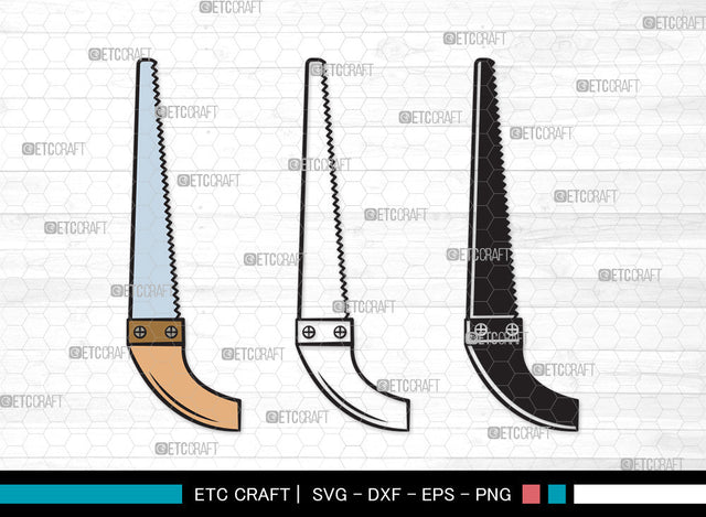Hand Saw Clipart SVG | Meat Hand Saws Svg | Lumberjack Saw Svg | Handsaw Shape Svg | Handsaw Tool Svg | Carpenters Tools Svg | Hand Saw Clipart SVG ETC Craft 
