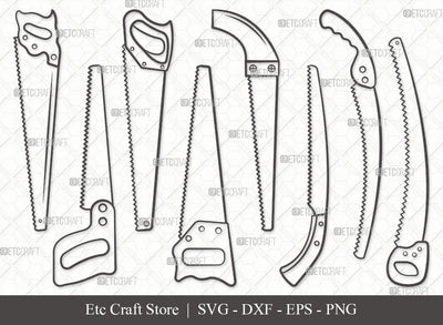Hand Saw Outline SVG Cut File | Meat Hand Saws Svg | Lumberjack Saw Svg | Handsaw Shape Svg | Handsaw Tool Svg | Carpenters Tools Svg | Hand Saw Svg Bundle SVG ETC Craft 