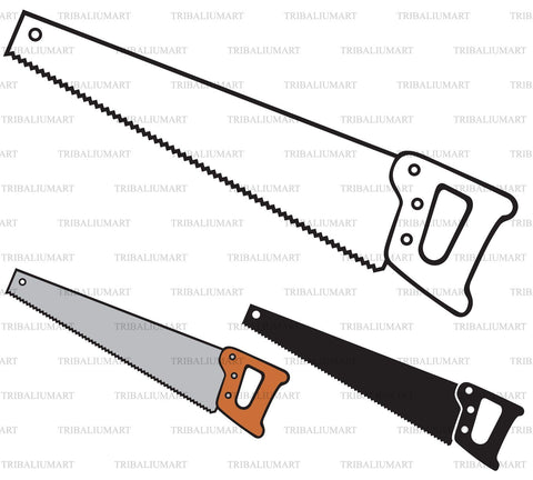 Hand saw SVG TribaliumArtSF 