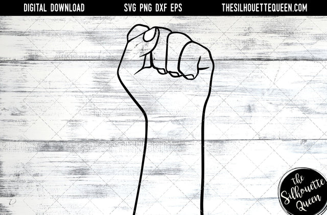 Hand Sketched Closed Fist Gay Pride , Lesbian , LGBT, LGBTQ, Queer, Svg, cut files Cricut, Sublimation designs SVG Loveleen Kaur 