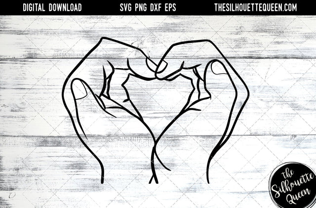 Hand Sketched hands making a heart Gay Pride , Lesbian , LGBT, LGBTQ, Queer, Svg, cut files Cricut, Sublimation designs SVG Loveleen Kaur 