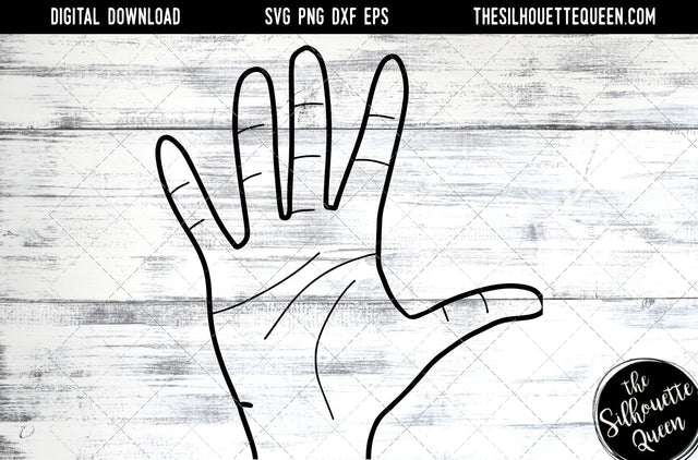 Hand Sketched Open Hand Gay Pride , Lesbian , LGBT, LGBTQ, Queer, Svg, cut files Cricut, Sublimation designs SVG Loveleen Kaur 