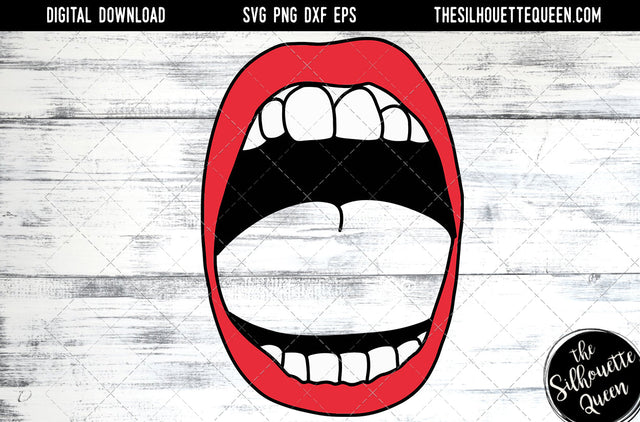 Hand Sketched Open Mouth Gay Pride , Lesbian , LGBT, LGBTQ, Queer, Svg, cut files Cricut, Sublimation designs SVG Loveleen Kaur 