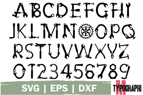 Hand Tool Font Font CreativeStudioTM 