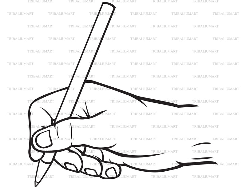 Hand writing SVG TribaliumArtSF 