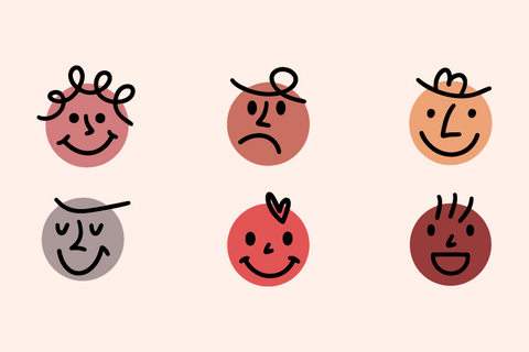 Handcrafted cute emoticons bundle SVG Masyafi Studio 