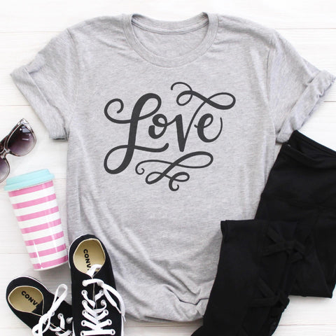 Handlettered Love Script SVG SVG Lettered by Stephanie 