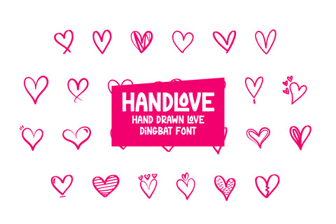 Handlove Font Masyafi Studio 