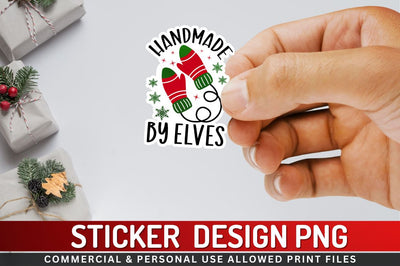 Handmade by elves Sublimation PNG Sublimation Regulrcrative 
