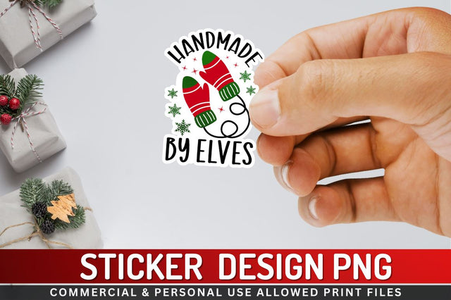 Handmade by elves Sublimation PNG Sublimation Regulrcrative 