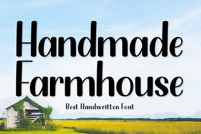 Handmade Farmhouse Font Rotterlab studio 
