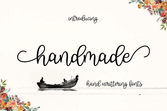 handmade Script Font mahyud creatif 