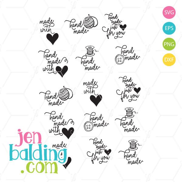 Handmade Sticker Sheet SVG So Fontsy Design Shop 