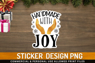 Handmade with joy Sublimation PNG Sublimation Regulrcrative 