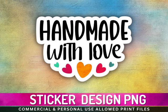 Handmade with love Sublimation PNG Sublimation Regulrcrative 