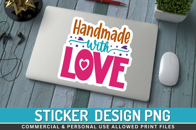 Handmade with love Sublimation PNG Sublimation Regulrcrative 