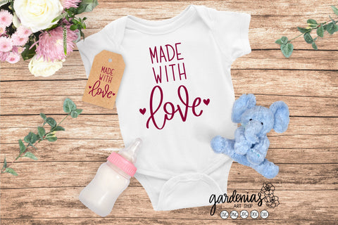 Handmade with Love SVG Cut File SVG Gardenias Art Shop 