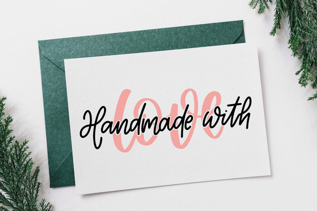 Handmade With Love SVG Small Business Sticker SVG dapiyupi store 