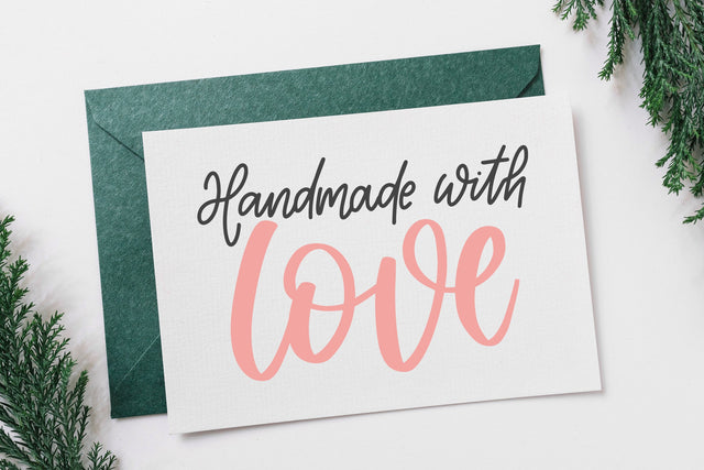 Handmade With Love SVG Small Business Sticker SVG dapiyupi store 