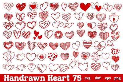 Handrawn heart, doodle heart, valentine svg SVG dadan_pm 