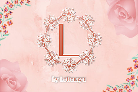 Handrawn Monogram Font Masyafi Studio 